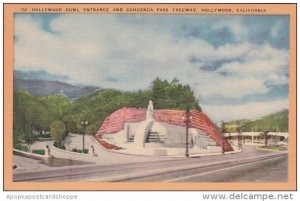 California Hollywood Bowl Entrance And Cahuenga Pass Freeway