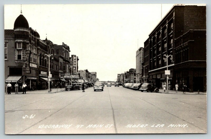 Albert Lea MNBroadway @ Main StreetRivoli TheatreSt Paul Clothing1940s RPPC