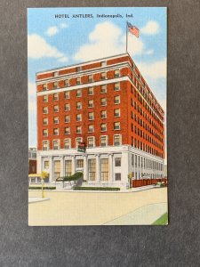 Hotel Antlers Indianapolis IN Linen Postcard H2071083903