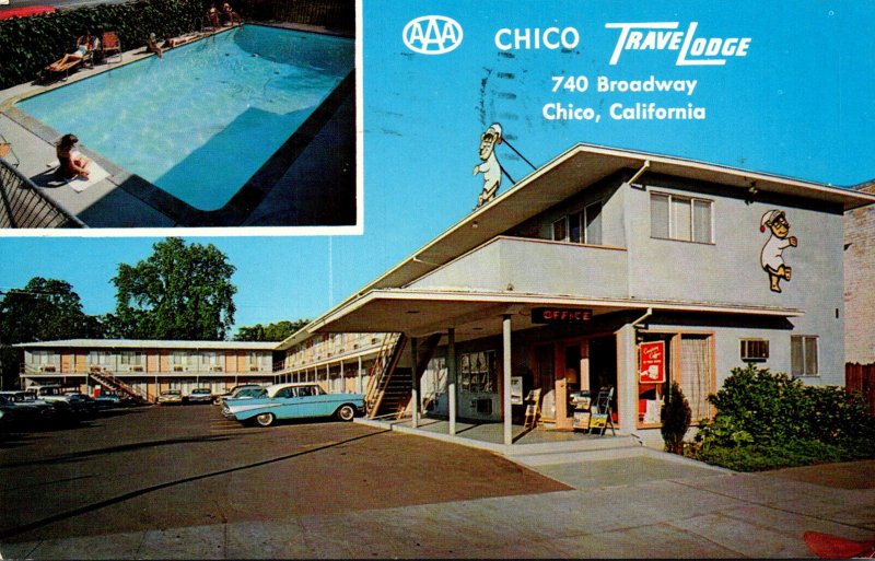 California Chico TraveLodge 1963