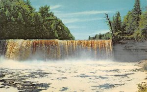 Beautiful Tahquamenon Falls Enjoyed On The Quaint Toonerville Trolley Newberr...