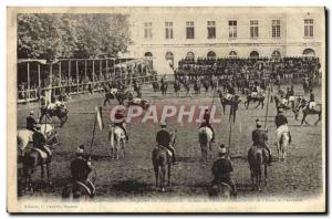 Old Postcard Carousel Horse Equestrian Jumping Saumur Resume