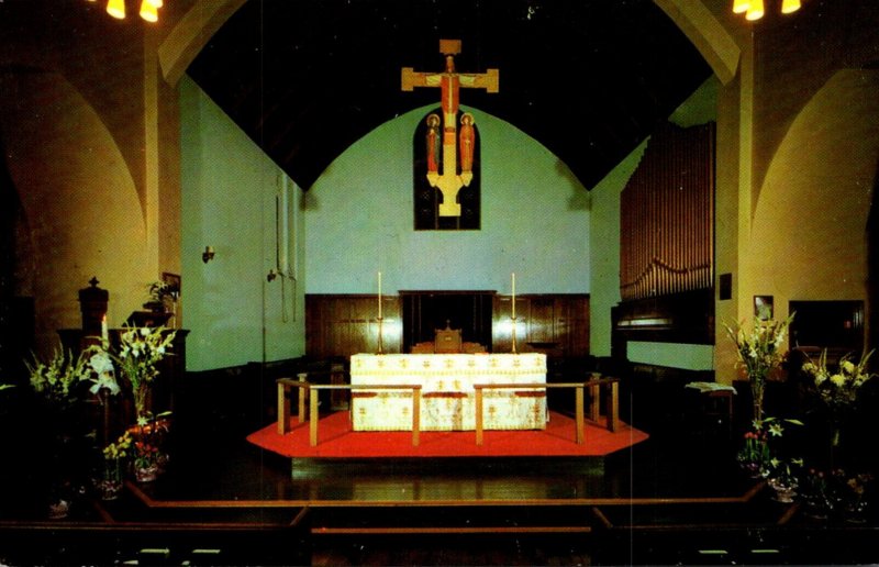 Massachusetts Roxbury Saint Cyprian's Episcopal Church Interior View