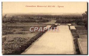 Postcard Old Hill 62 Canadian Memorial Ypres Army