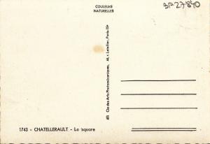 BF27840 chatellerault le square   france  front/back image