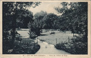 CPA LUC-sur-MER Parc de l'Hotel de Ville (1250335)