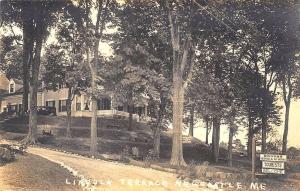 Newcastle ME Lincoln Terrace Tourists Restaurant RPPC Postcard