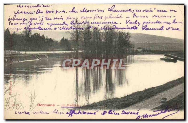 Old Postcard Dormans Island Madeleine