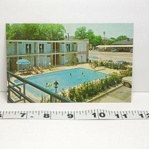 Vintage Postcard Heart of Spartanburg Motel South Carolina