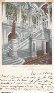 Library of Congress , WASHINGTON D.C. , 1903 ; Grand Staircase