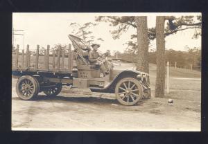 RPPC RPPC BAGUIO CITY PHILIPPINES ARMY TRUCK CAMP JOHN HAY REAL PHOTO POSTCARD