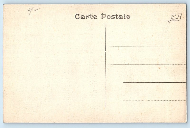 Liege Liège Belgium Postcard Lancer Charge War Scene 1914 Antique Unposted