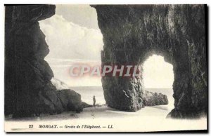 Postcard Old Cave Morgat L & # 39Elephant