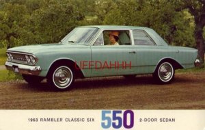 1963 RAMBLER CLASSIC SIX 550 2-DOOR SEDAN