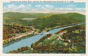 Adirondacks and Hudson River Bridge from Riverside NY, New York - WB