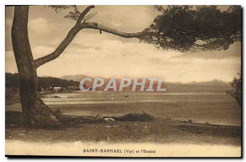 Old Postcard Saint Raphael Var Esterel