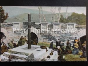 c1909 - Co Cork, Pilgrims at the Shrine, Cougane Barra