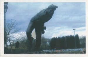 Fred Trueman Statue Skipton Yorkshire Rare Trade Card