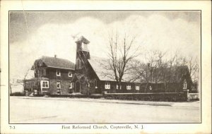 Coytesville New Jersey NJ Reformed Church Postcard