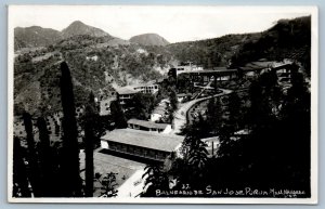 Jungapeo Michoacán Mexico Postcard San Jose Purua Spa c1930's RPPC Photo