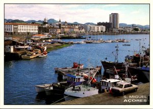 Portugal Azores San Miguel Port de Ponta Delgada