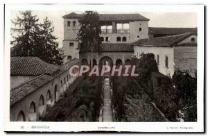 Postcard Old Granada Generalife