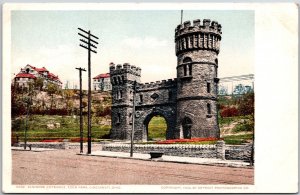 Cincinnati Ohio OH, Elsinore Maine Entrance, Eden Park, Vintage Postcard