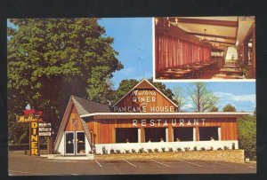 STROUDSBURG PENNSYLVANIA PA. PANCAKE HOUSE RESTAURANT ADVERTISING POSTCARD