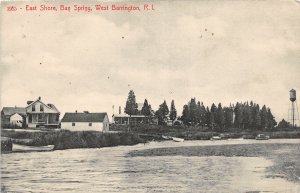 G60/ West Barrington Rhode Island Postcard c1910 East Shore Bay Spring