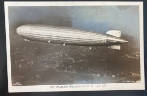 Mint RPPC Real Picture Postcard Graf Zeppelin  LZ 127 Airship In Flight