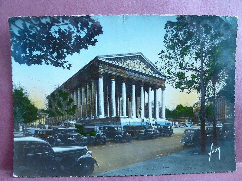 3 Old Paris France Postcards Yvon Hand Tinted Real Photos RPPC