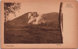 Indonesia Dieng Plateau Kawahs Sikideng en Spanteng Java Postcard C160