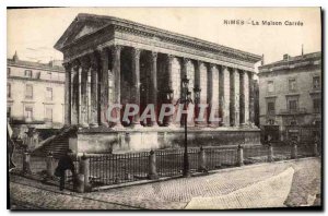 Postcard Old Nimes La Maison Carree