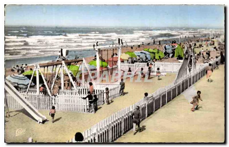 Cabourg Old Postcard Beach and games