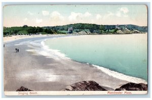 c1905 Singing Beach Manchester Massachusetts MA Unposted Antique Postcard 