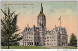 Connecticut  Hartford State Capitol South Side 1914