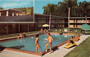 MELBOURNE FLORIDA HOLIDAY INN~NORTH DIXIE HWY~24 HOUR TELEPHONE POSTCARD 1960s