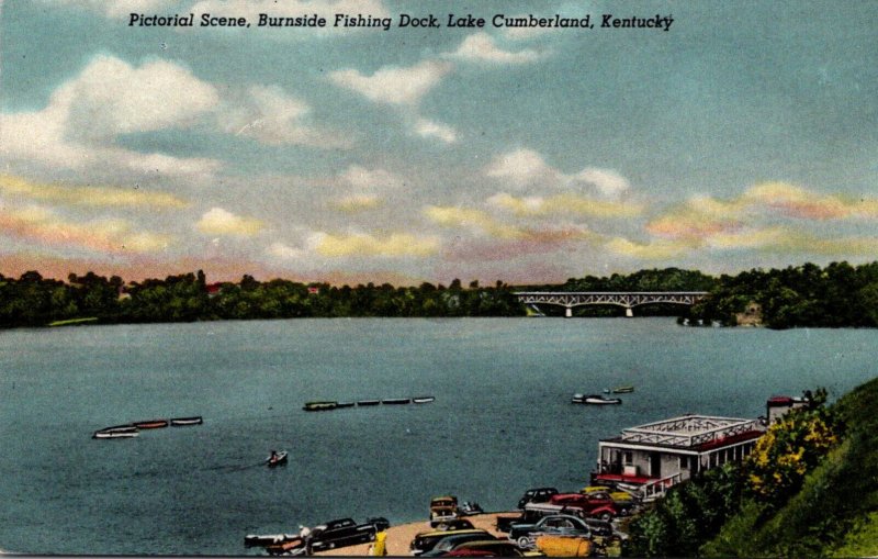 Kentucky Lake Cumberland Burnside Fishing Dock Curteich