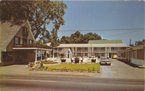 Eugene Oregon 1960s Postcard Manor Motel