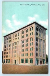 OKLAHOMA CITY, OK ~ View of PIONEER BUILDING c1910s   Postcard
