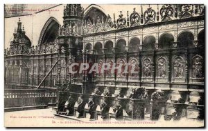 Old Postcard St Bertrand De Comminges Stalls De La Cathedrale