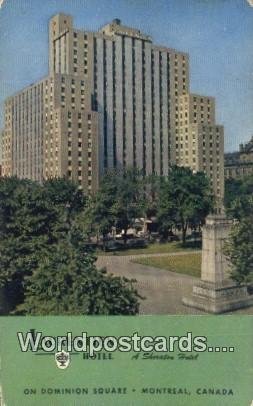 Laurentien Hotel Montreal Canada 1957 