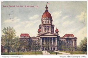 Illinois Springfield State Capitol Building 1919