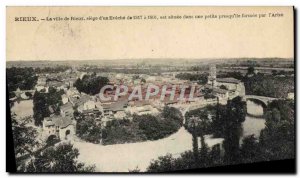 Old Postcard The City of Rieux Rieux seat of & # 39un Eveche