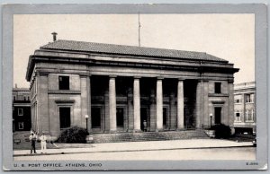 Athens Ohio 1940s Postcard US Post Office