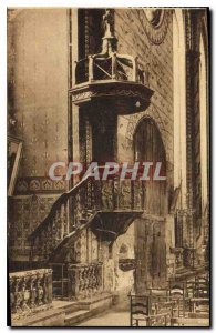 Postcard Old Montreal Chair of the Church or St Dominic preaches