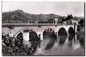 Old Postcard Frontiere Franco Spanish Hendaye The International Bridge Railwa...