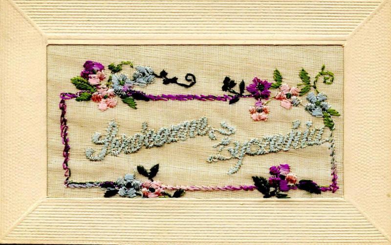 Embroidered Silk - Serdeczne Zyczenia (Best Wishes)