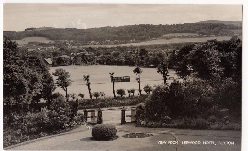 Derbyshire; View From Leewood Hotel, Buxton RP PPC, Unposted by Boards Of Buxton 