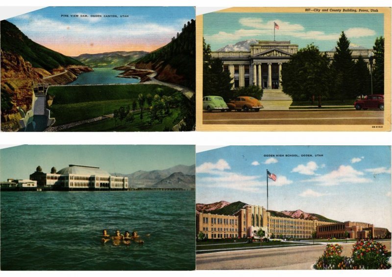 USA UTAH UT 83 Vintage Postcards (L2616)